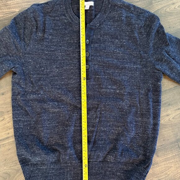 MEN'S GAP BLUE SWEATER MEN'S LARGE. DESIGNED & CRAFTED. - Picture 2 of 8